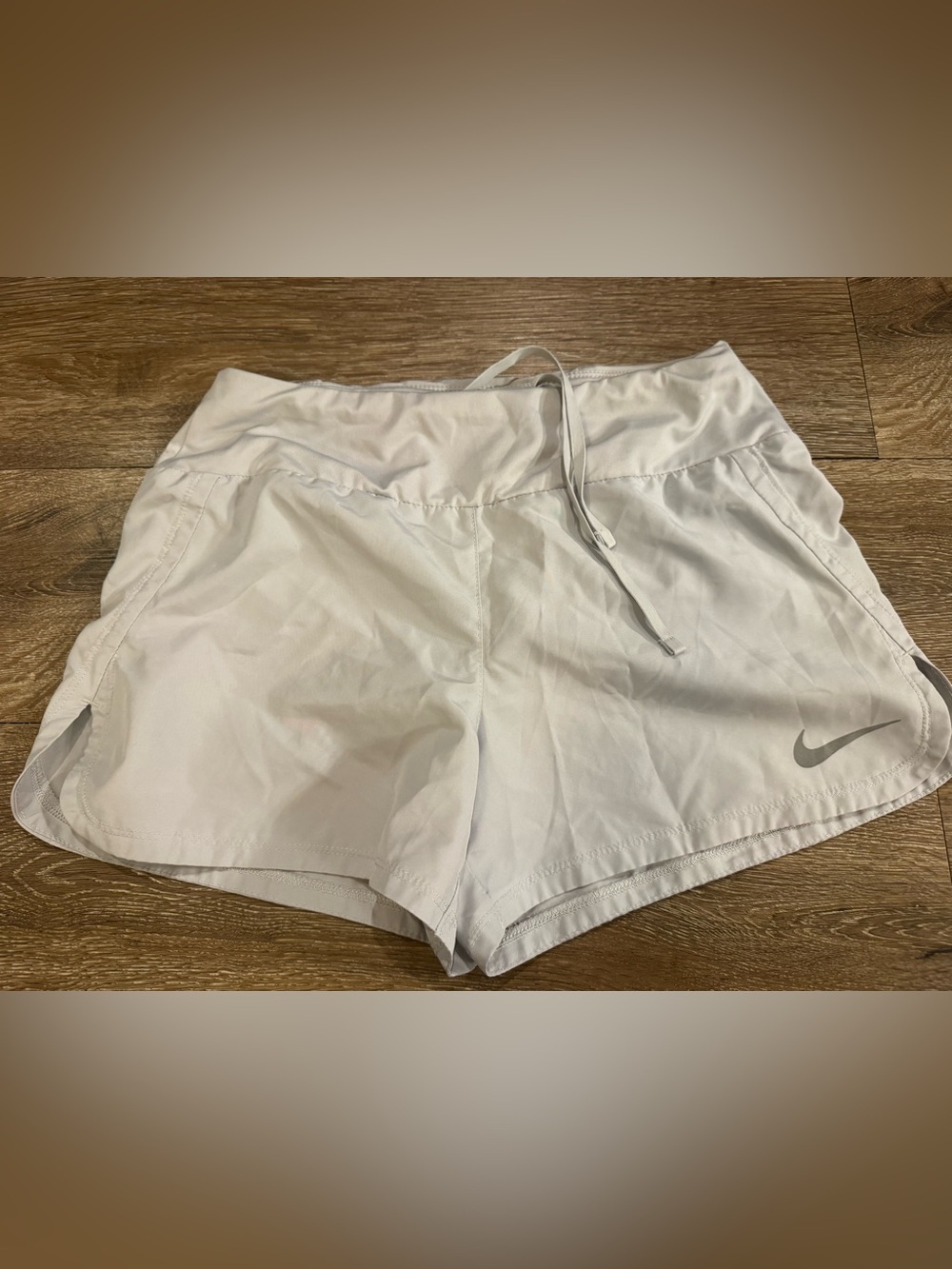 Nike light gray Athletic Drawstring Shorts XS